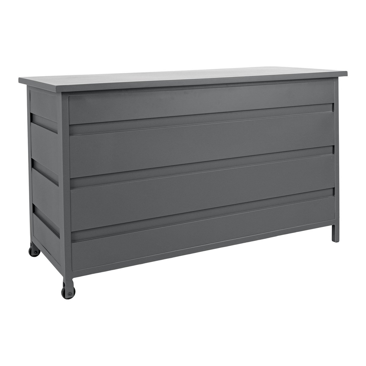 Cassis Cushion Box  - Cushion Box, aluminum, grey, medium, 130x60x75 cm, 450 L