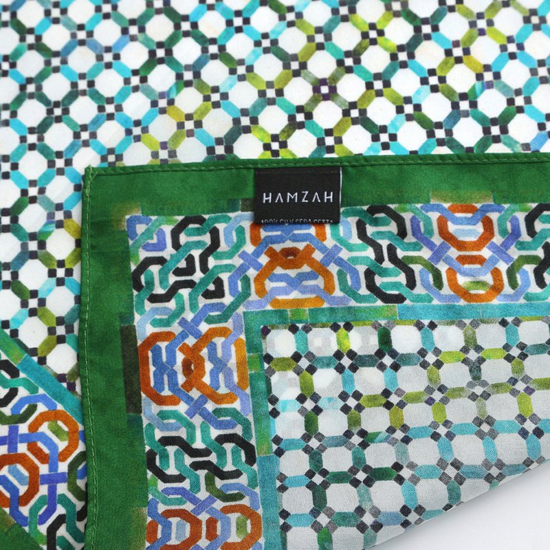 Coloful Neckerchief 100% Silk
