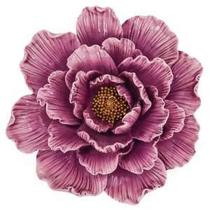 Wanddekoration Blume lila