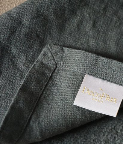 Linen blanket Wood