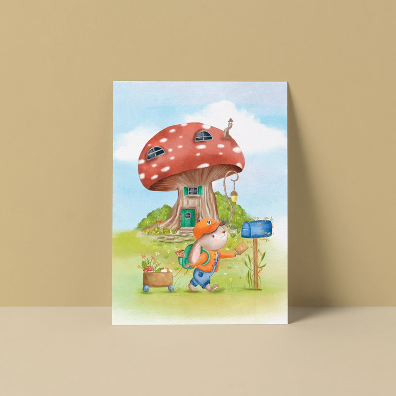 Postkort Postman
