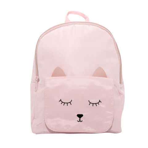 Mina kindermode dierenrugzak "klein katje" - Roze
