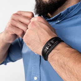 Læderarmbånd "Glory"