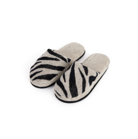 Zebra-Hausschuhe