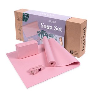 Yoga beginners set - pink