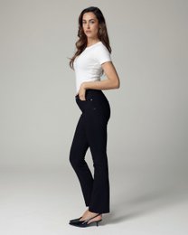 Schwarze Bootcut-Hose | Die Venezia