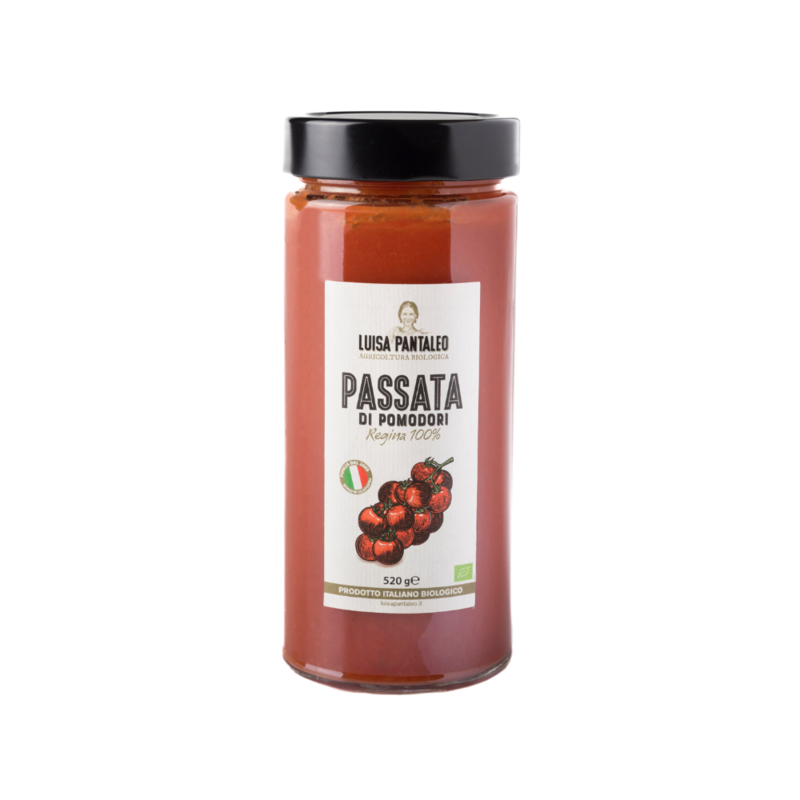 Luisa Pantaleo Organic Regina Tomato Puree, made in Italy