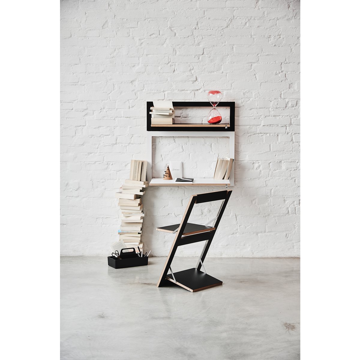 Fläpps Wall Desk/Secretary 80x50-1 - White