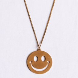Catena a maglie delicate con smile XL