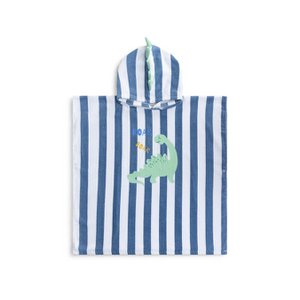 Beach Poncho - Blue - Dino - 65 x 65 cm