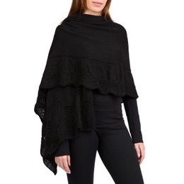 Zoe - Robado con borde perforado en lana de mohair mezclada