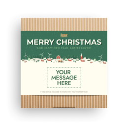 Merry Christmas Coffee Gift Box Custom