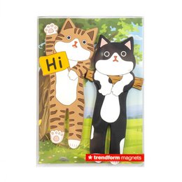 Trendform hook Magnetic Kitty Cat - Set of 2 - Multicolour