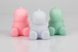 LED LAMP WITH BATTERY - MOD. DINOSAURIO - PINK