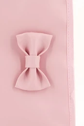 Porte-documents en similicuir pour bébé avec nœud