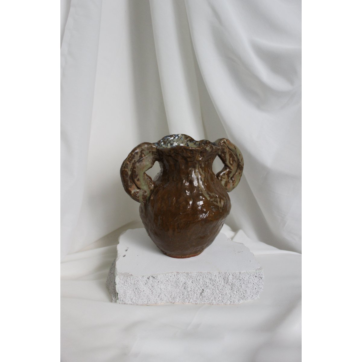 Big Rustic Handmade Ceramic Vase