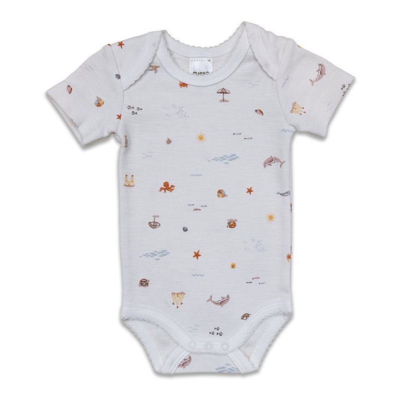 Body Short Arm - Slub Jersey Off White