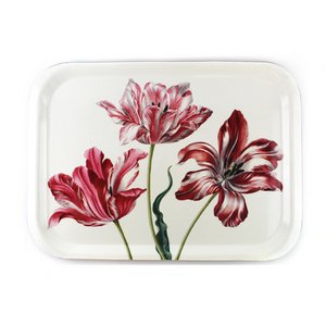 Tablett Laminat groß, drei Tulpen, Merian