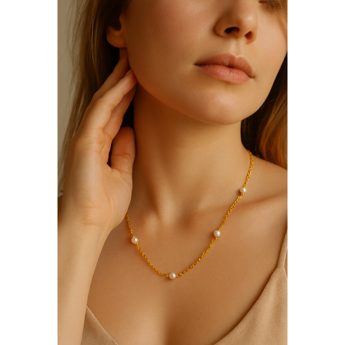 Nora necklace pearl
