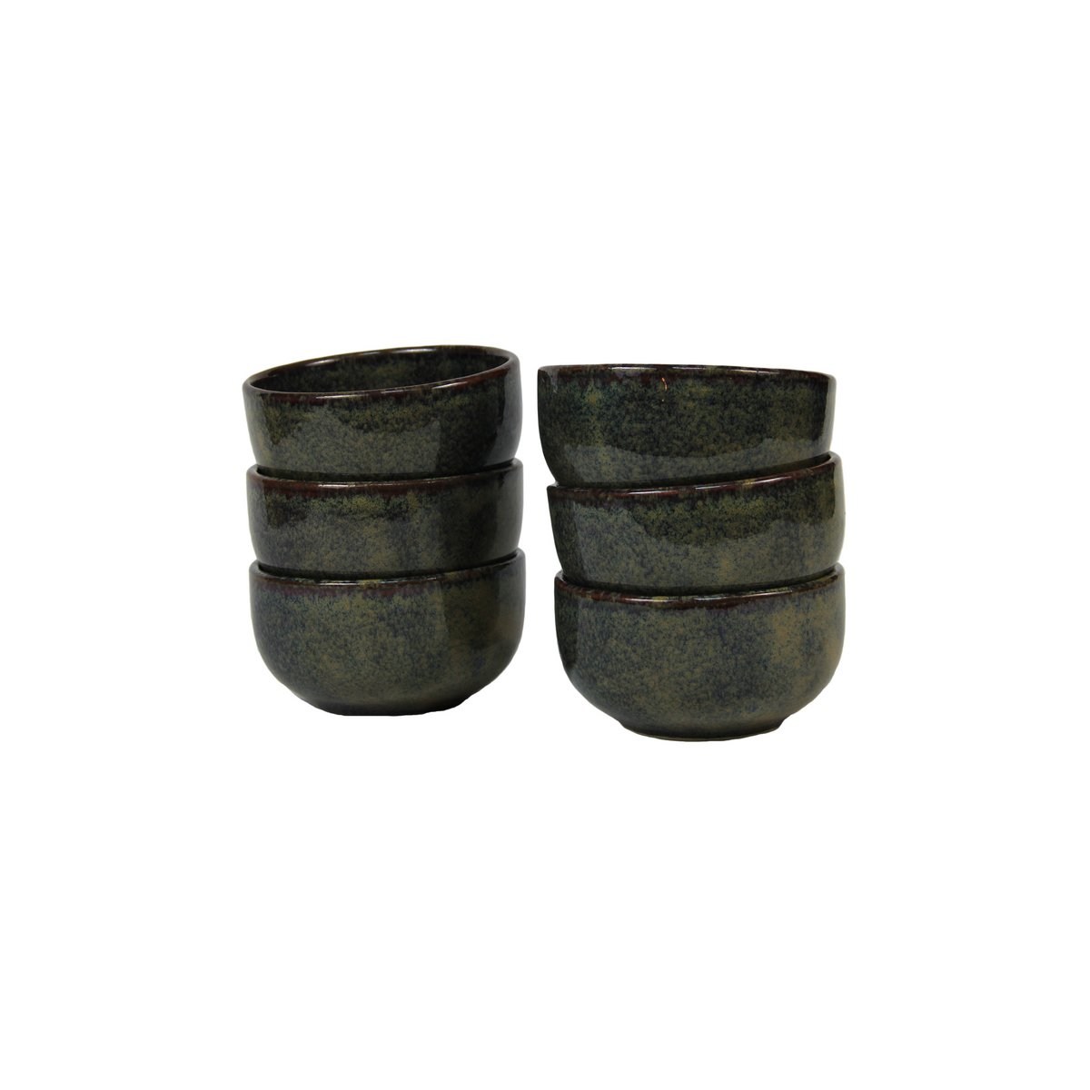 miska ceramicznego medium ochrowego glazury