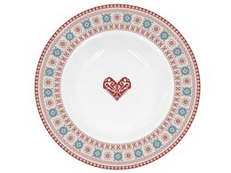 Plato hondo de porcelana Hygge Holidays 22 cm Isabelle Rose