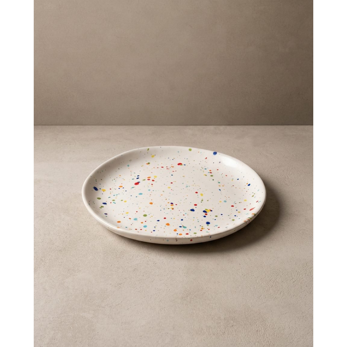 New Party Bread Plate 17cm - Mix 6 Pieces