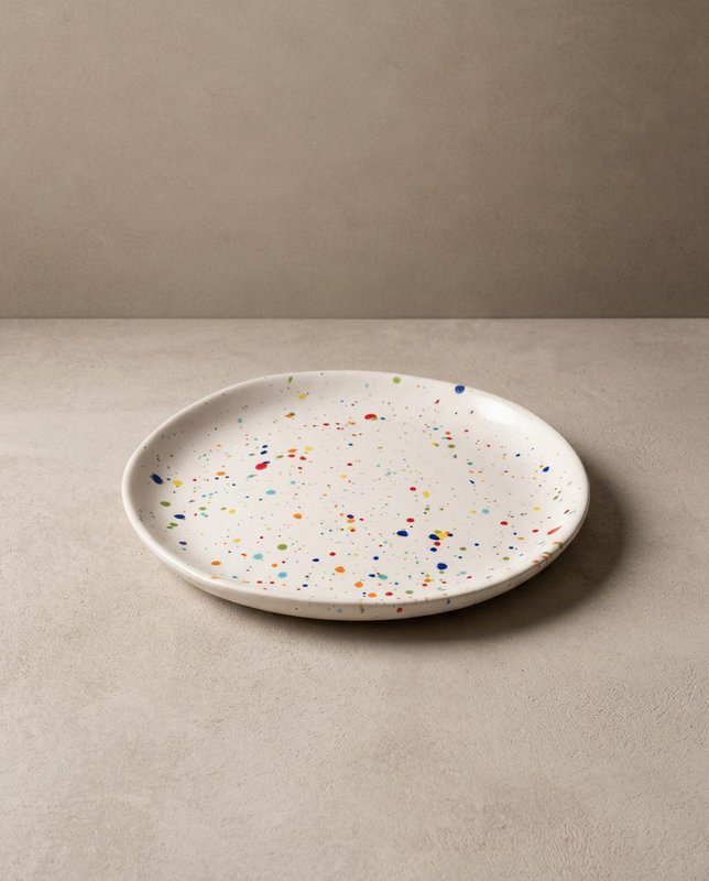 New Party Bread Plate 17cm - Mix 6 Pieces