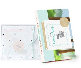 Potty training box with sticker cards and stickers for potty training in 1 week. Includes a pet certificate with a cute fox design.
