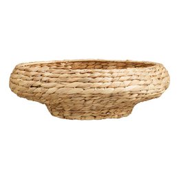 Frellesvig Tray, water hyacinth, natural, ø40x12cm