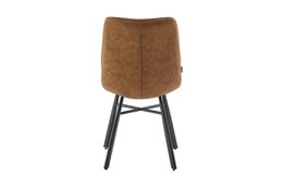 Krzesła do jadalni - Dexx - Cognac - Microfiber - Zestaw 2