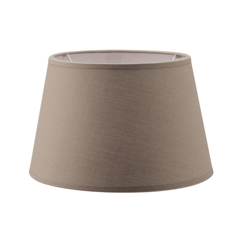 Home Sweet Home Fabric Lampeskærm Taupe - 20 x 15 x 13 cm