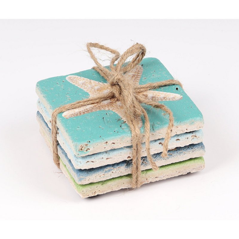 Stone Coaster Set - Piet