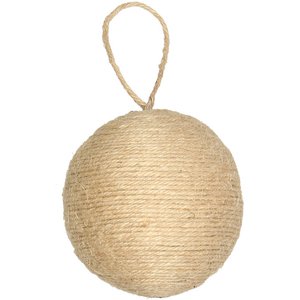 Jute Ball Jutta zum Hängen, D10cm, natur