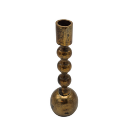 Candle Stand Jill - Antique Brass Shiny - 1 stuks