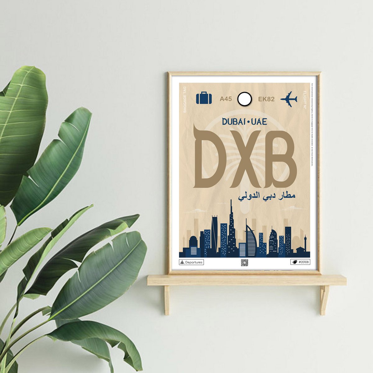 Bestemmingsposter van Dubai