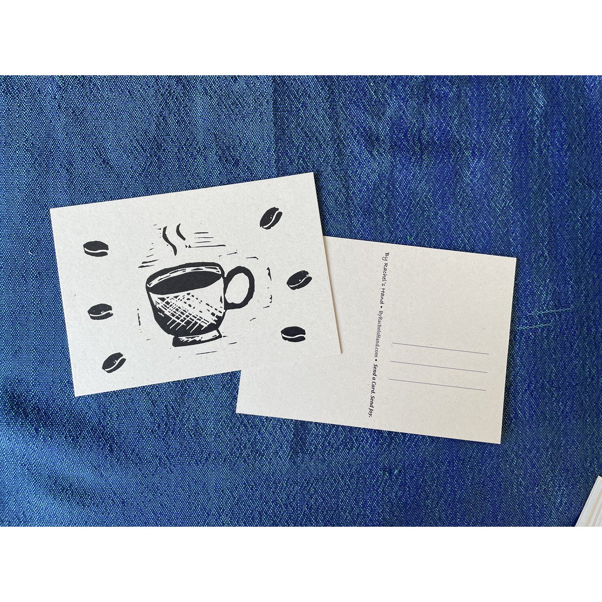 Kaffee-Postkarte