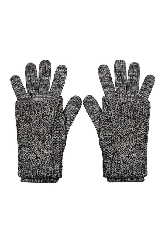 Gants - 30% de laine de laine - graphite