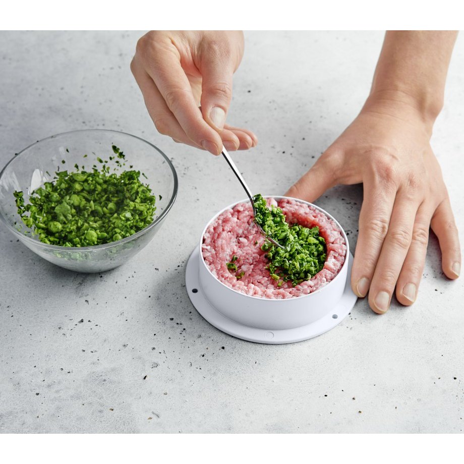 Pressa per hamburger ripieni