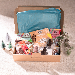 Vegan* Advent / Christmas Box S – Adventsfreude Edition 2025 | Sans sucre ajouté, sans gluten et 100 % naturel - Calendrier de l'Avent