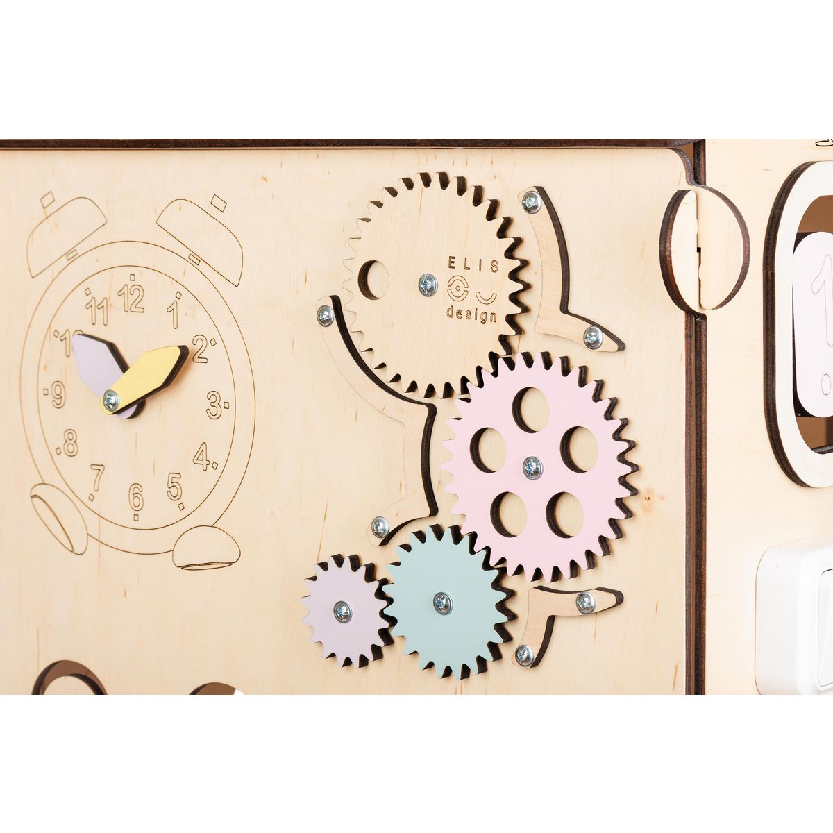 Casita sensorial BusyBoard Natura Pastel - edición limitada