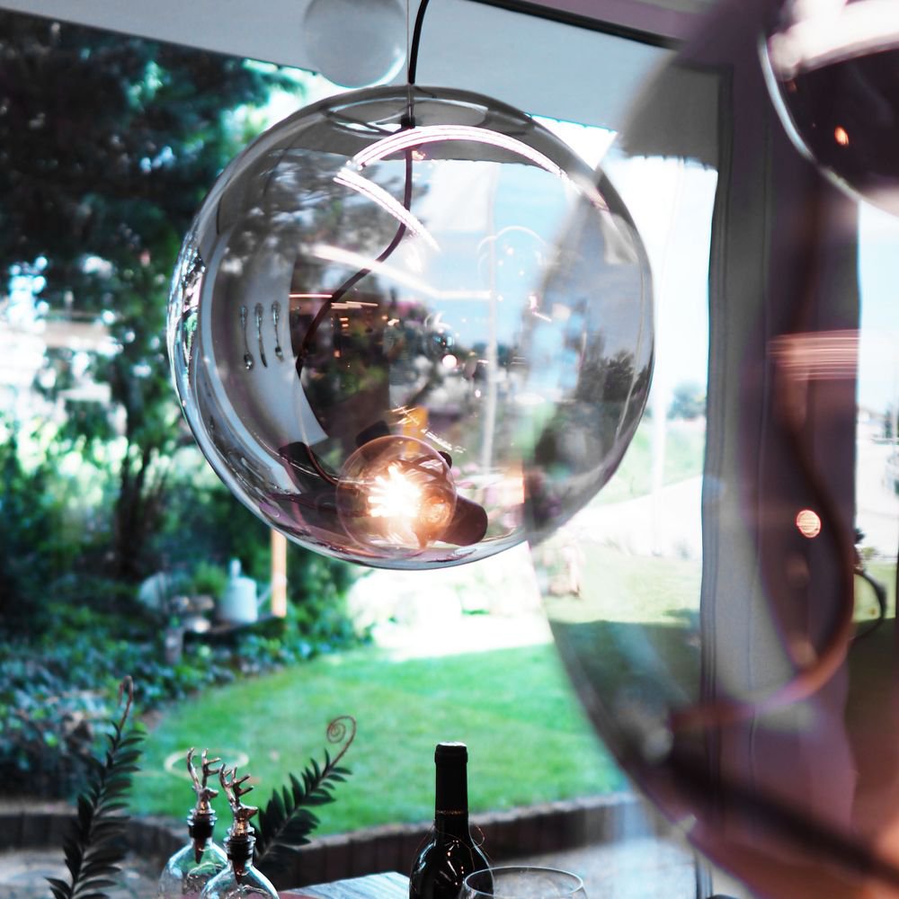 Bol hanglamp glazen bol