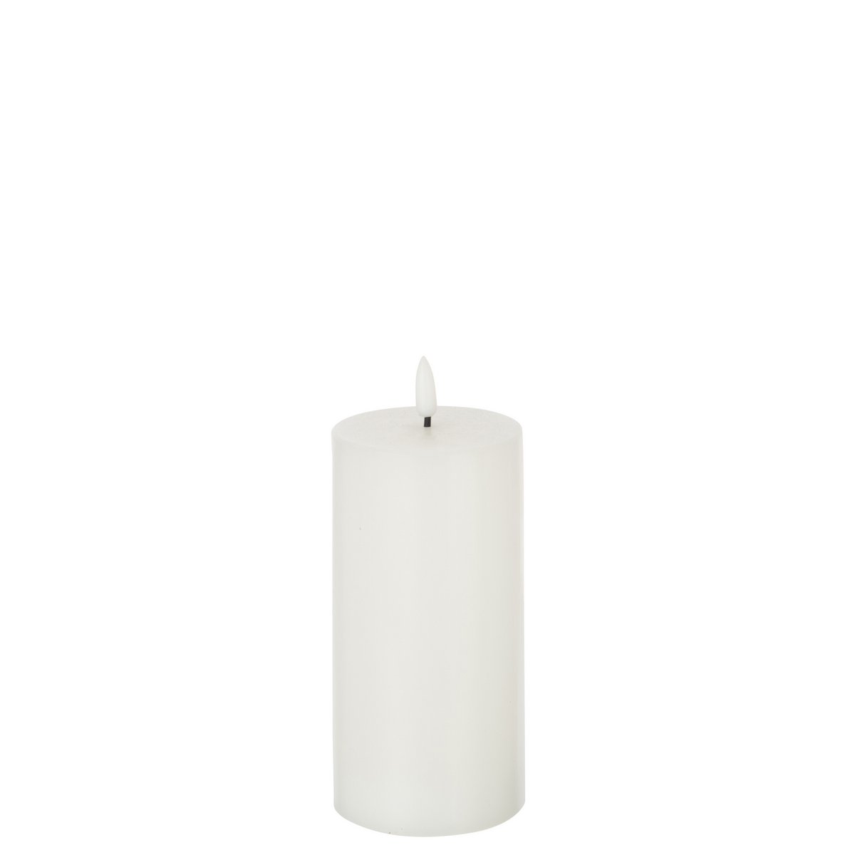 J-Line candle - white - medium - LED lights