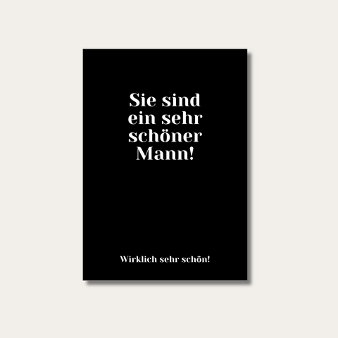 Postcard | Very beautiful man
