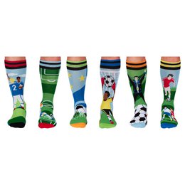 Heren Sokken Free Kick Voetbal Multipack Mismatched 39-46 Cadeaudoos Geschenkpakket