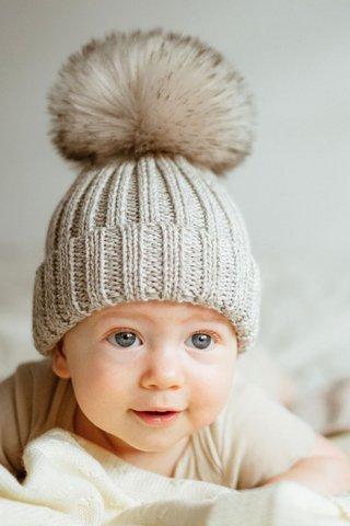 OLLO BABYmuts – 100% merinowol - beige