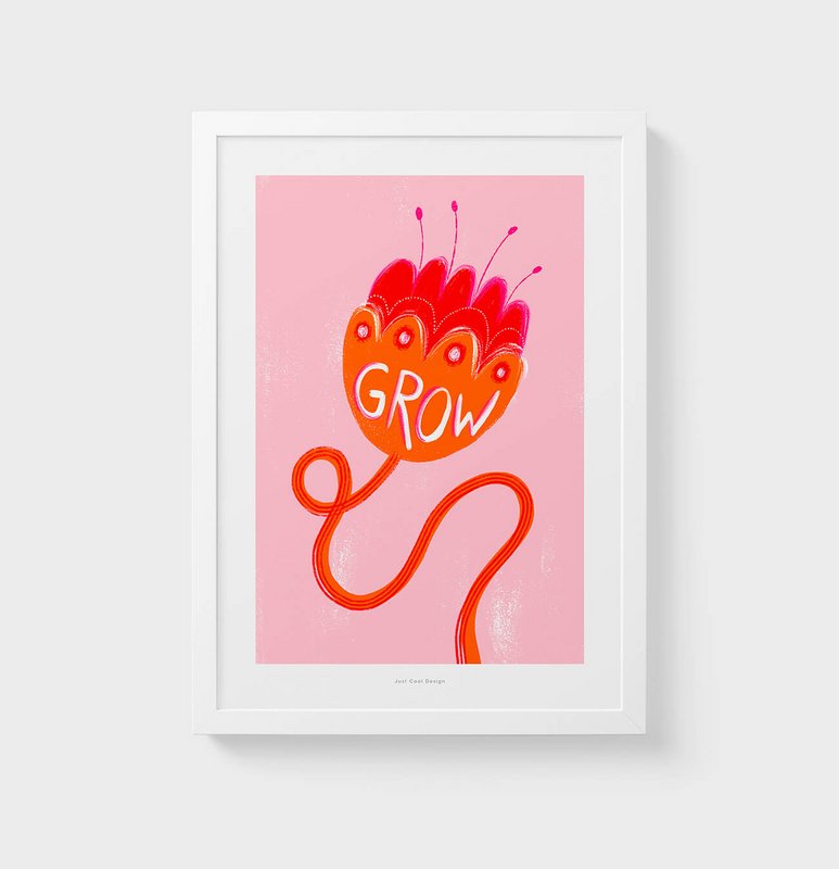 Grow wall art print