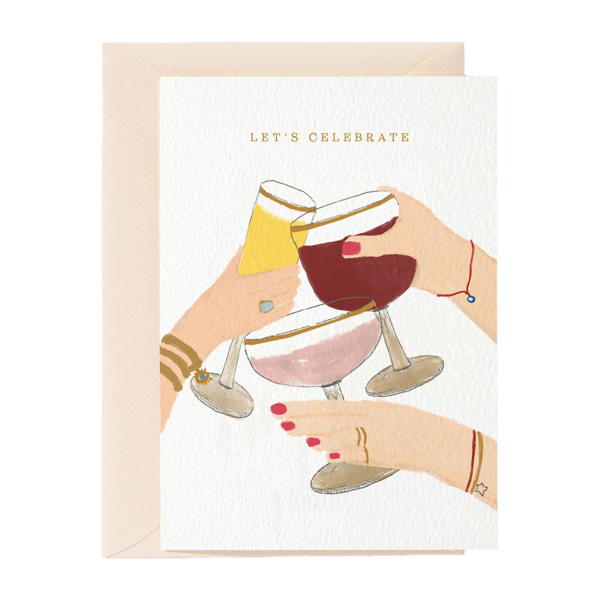 Lasst uns Grußkarte feiern