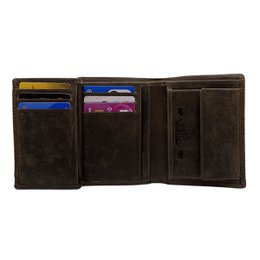 Geldbörse Herren - Geldbörse Herren - Arrigo Wallet - Billfold Modell in 3 Farben Büffelleder