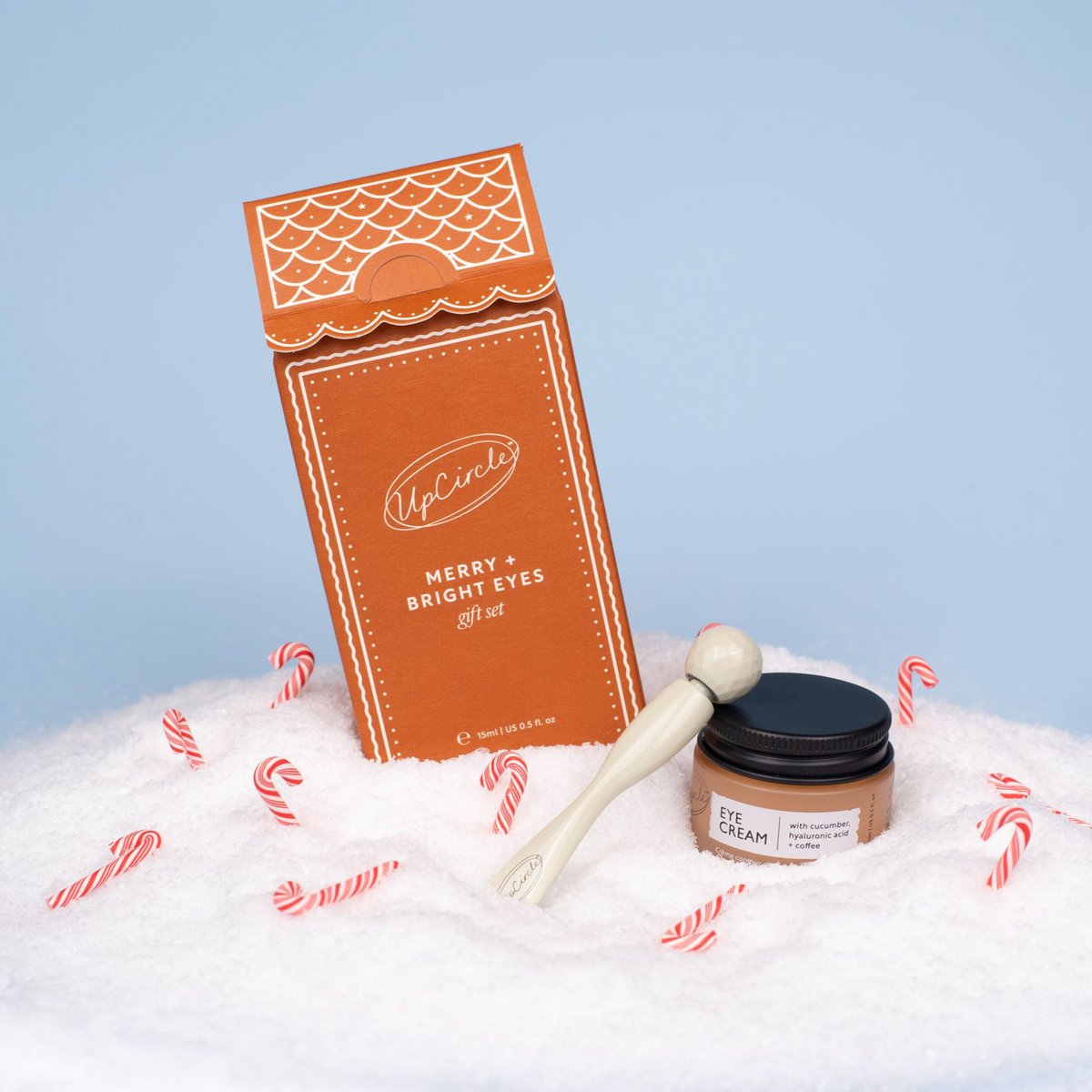 Set regalo ecologico di pan di zenzero vegano Merry + Bright Eyes