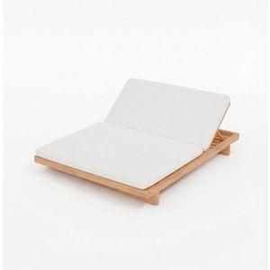 The Double Pantai Sunbed - Natural White